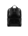 Zaino porta PC uomo in pelle due zip The Bridge Galileo – Nero/Rutenio