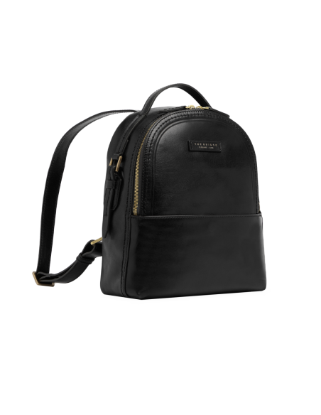 Zaino donna in pelle The Bridge Pearl District – Nero/Oro - foto 2