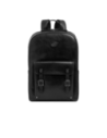 Zaino porta PC uomo in pelle una zip The Bridge Galileo – Nero/Rutenio