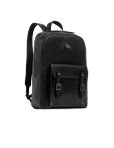 Zaino porta PC uomo in pelle una zip The Bridge Galileo – Nero/Rutenio - foto 1 2