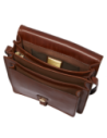 Borsa a tracolla in pelle a scomparti 26 cm The Bridge Story Donna – Marrone/Oro Borsa a tracolla in pelle a scomparti 26 cm The Bridge Story Donna – Marrone/Oro