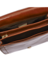 Borsa a tracolla in pelle a scomparti 27 cm The Bridge Story Donna – Marrone/Oro Borsa a tracolla in pelle a scomparti 27 cm The Bridge Story Donna – Marrone/Oro