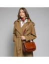 Borsa a tracolla in pelle a scomparti 27 cm The Bridge Story Donna – Marrone/Oro Borsa a tracolla in pelle a scomparti 27 cm The Bridge Story Donna – Marrone/Oro