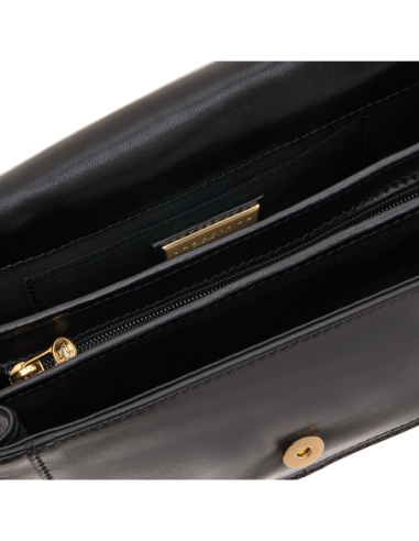 Borsa a tracolla in pelle a scomparti 27 cm The Bridge Story Donna – Nero/Oro - foto 2