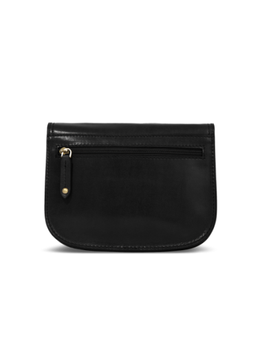 Borsa a tracolla in pelle a scomparti 27 cm The Bridge Story Donna – Nero/Oro - foto 3