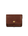 Borsa a tracolla piccola in pelle a scomparti The Bridge Story Donna – Marrone/Oro