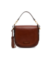 Borsa a tracolla in pelle con manico removibile The Bridge Pearl District – Marrone/Oro Borsa a tracolla in pelle con manico removibile The Bridge Pearl District – Marrone/Oro