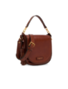 Borsa a tracolla in pelle con manico removibile The Bridge Pearl District – Marrone/Oro Borsa a tracolla in pelle con manico removibile The Bridge Pearl District – Marrone/Oro