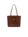Borsa shopper in pelle con zip The Bridge Story Donna – Marrone/Oro Borsa shopper in pelle con zip The Bridge Story Donna – Marrone/Oro