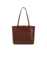 Borsa shopper in pelle con zip The Bridge Story Donna – Marrone/Oro Borsa shopper in pelle con zip The Bridge Story Donna – Marrone/Oro