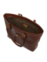 Borsa shopper in pelle con zip The Bridge Story Donna – Marrone/Oro Borsa shopper in pelle con zip The Bridge Story Donna – Marrone/Oro