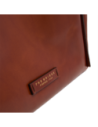 Borsa shopper in pelle con pochette coordinata The Bridge Icons – Marrone/Oro