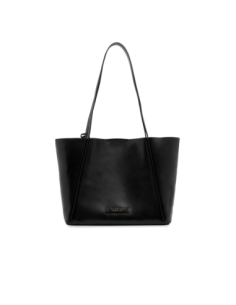 Borsa shopper in pelle con pochette coordinata The Bridge Icons – Nero/Oro - foto 1