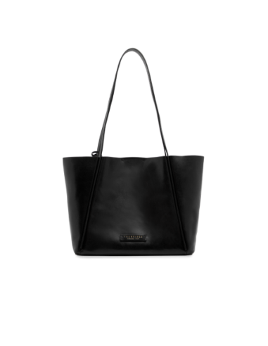 Borsa shopper in pelle con pochette coordinata The Bridge Icons – Nero/Oro - foto 1