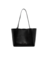 Borsa shopper in pelle con pochette coordinata The Bridge Icons – Nero/Oro