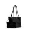 Borsa shopper in pelle con pochette coordinata The Bridge Icons – Nero/Oro