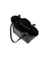 Borsa shopper in pelle con pochette coordinata The Bridge Icons – Nero/Oro