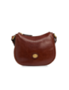 Borsa a tracolla piccola in pelle con zip The Bridge Story Donna – Marrone/Oro Borsa a tracolla piccola in pelle con zip The Bridge Story Donna – Marrone/Oro