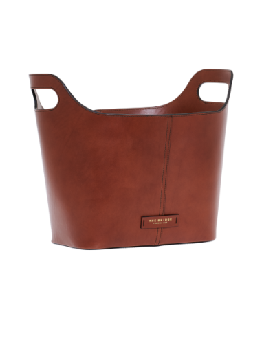 Porta oggetti in pelle The Bridge Life Style – Marrone/Oro - foto 1
