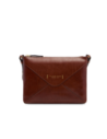 Borsa a tracolla a busta in pelle con zip The Bridge Frida – Marrone/Oro Borsa a tracolla a busta in pelle con zip The Bridge Frida – Marrone/Oro