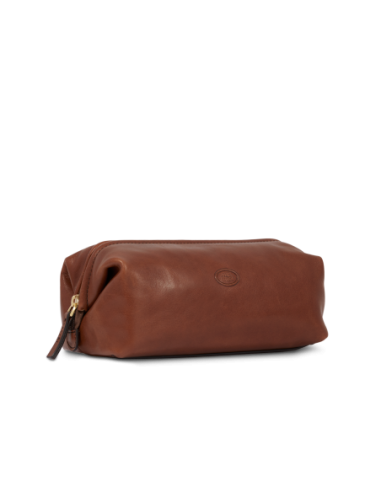 Beauty case in pelle The Bridge Story Viaggio – Marrone/Oro - foto 2