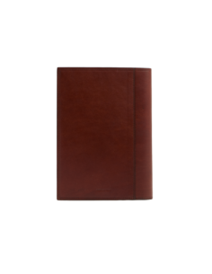 Agenda A5 in pelle con interno ricaricabile The Bridge Story Uomo – Marrone/Oro - foto 1 2
