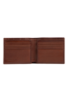 Portafoglio uomo a libro in pelle porta carte The Bridge Story Uomo – Marrone/Oro