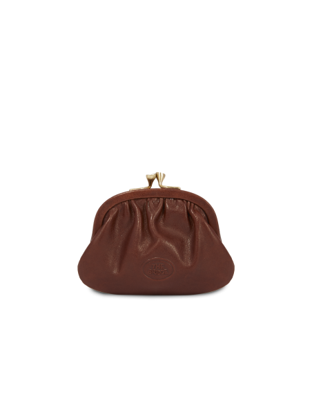 Portamonete donna in pelle The Bridge Story Donna – Marrone/Oro - foto 1