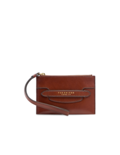 Pochette donna in pelle The Bridge Lucrezia – Marrone/Oro - foto 1