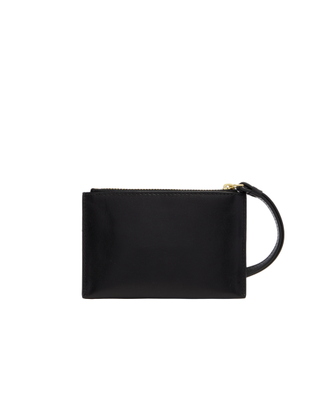 Pochette donna in pelle The Bridge Lucrezia – Nero/Oro - foto 3