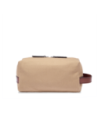 Beauty case in tessuto e pelle The Bridge Story Viaggio – Naturale/Marrone