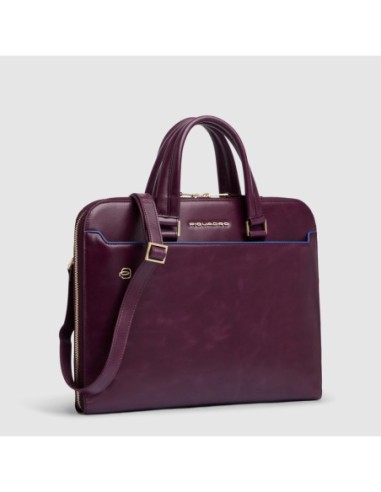 Borsa da lavoro donna porta pc 14 Piquadro Blue Square – Bordeaux - foto 2