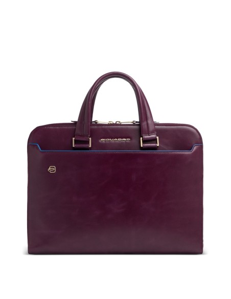 Borsa da lavoro donna porta pc 14 Piquadro Blue Square – Bordeaux - foto 5