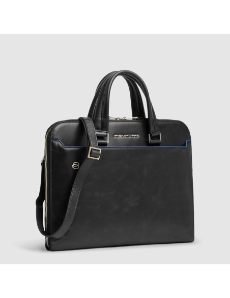 Borsa da lavoro donna porta pc 14 Piquadro Blue Square – Nero - foto 2