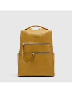 Zaino donna porta pc 14 Piquadro Patricia – Giallo - foto 1