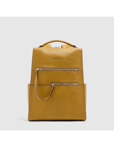 Zaino donna porta pc 14 Piquadro Patricia – Giallo - foto 1