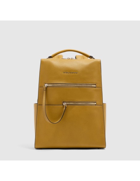 Zaino donna porta pc 14 Piquadro Patricia – Giallo - foto 1