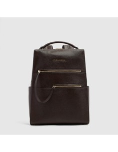 Zaino donna porta pc 14 Piquadro Patricia – Marrone - foto 1