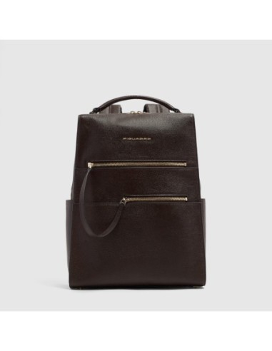 Zaino donna porta pc 14 Piquadro Patricia – Marrone - foto 1