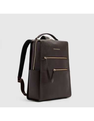 Zaino donna porta pc 14 Piquadro Patricia – Marrone - foto 2