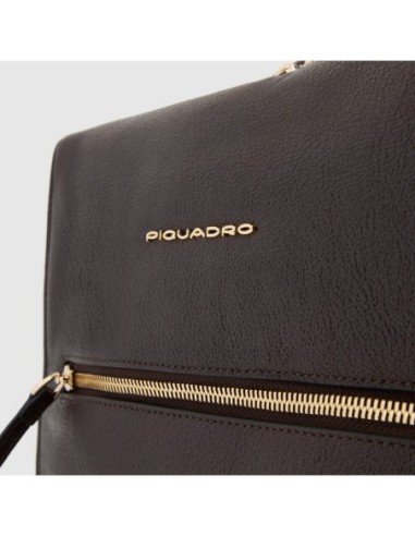 Zaino donna porta pc 14 Piquadro Patricia – Marrone - foto 6