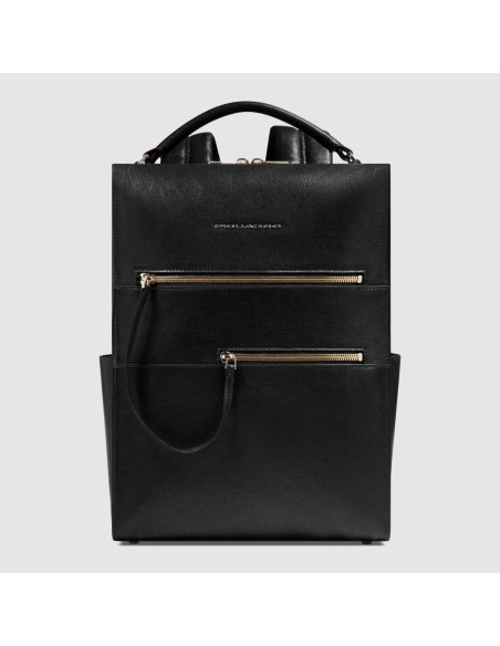 Zaino donna porta pc 14 Piquadro Patricia – Nero - foto 1