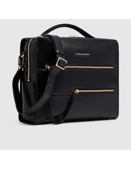 Borsa da ufficio donna porta pc 14 Piquadro Patricia – Nero (N2) - foto 2