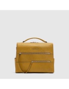 Borsa da ufficio donna porta pc 14 Piquadro Patricia – Giallo - foto 1