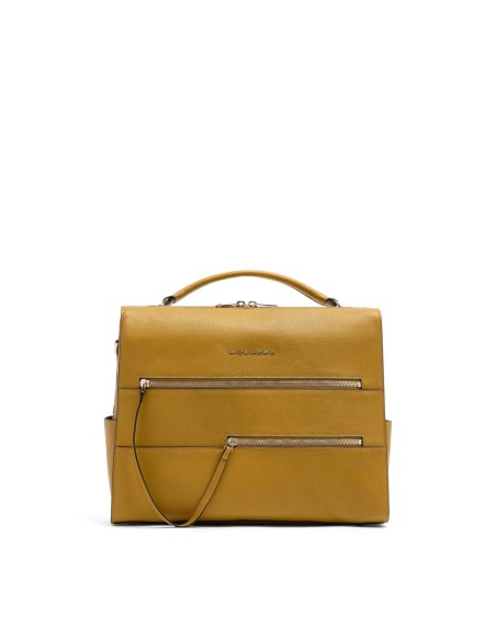 Borsa da ufficio donna porta pc 14 Piquadro Patricia – Giallo - foto 7