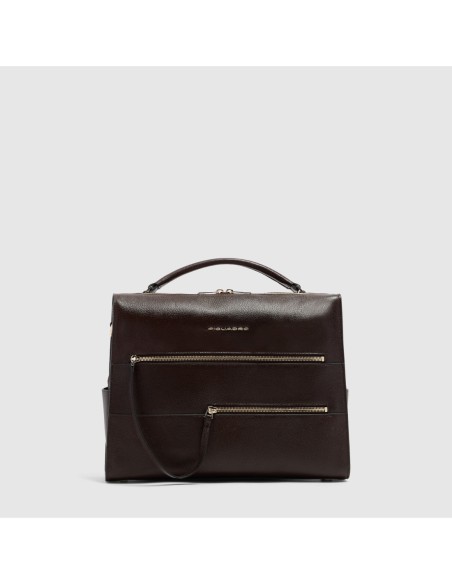 Borsa da ufficio donna porta pc 14 Piquadro Patricia – Marrone - foto 1