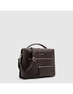 Borsa da ufficio donna porta pc 14 Piquadro Patricia – Marrone - foto 1 2