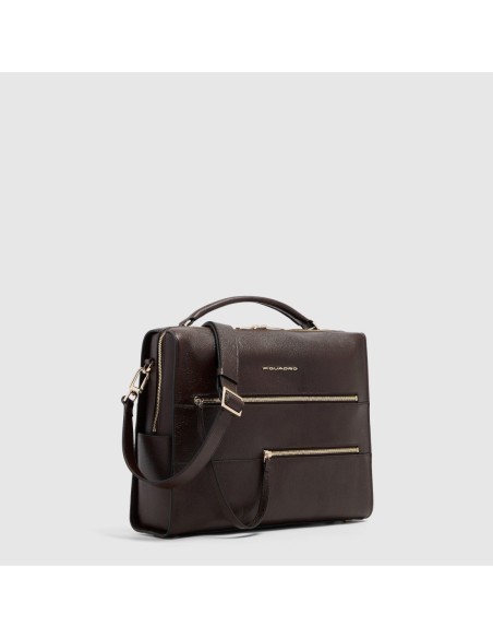 Borsa da ufficio donna porta pc 14 Piquadro Patricia – Marrone - foto 2