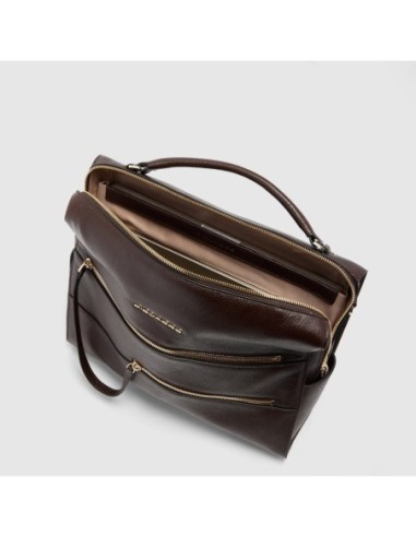 Borsa da ufficio donna porta pc 14 Piquadro Patricia – Marrone - foto 4