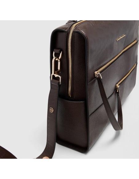 Borsa da ufficio donna porta pc 14 Piquadro Patricia – Marrone - foto 5